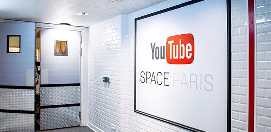 imagen de YouTube space Paris